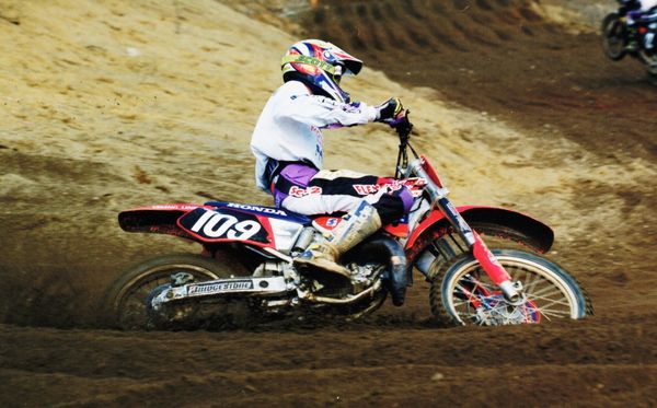 Juha Ukkonen Mikkeli SM 125cc 1995 molempien erien 2.